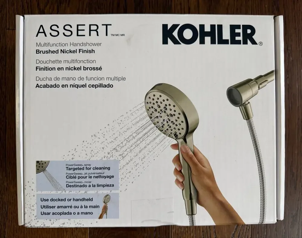 Kohler Assert Handshower Brushed Nickel Finish